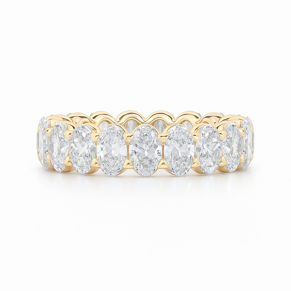 Eterna Oval Eternity Band