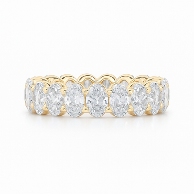 Eterna Oval Eternity Band
