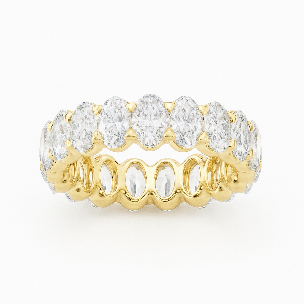Eterna Oval Eternity Band