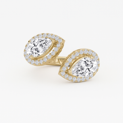 Duo Pear Diamond Ring