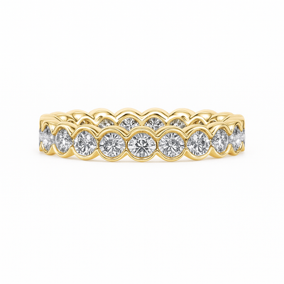 Round Bezel Eternity Band