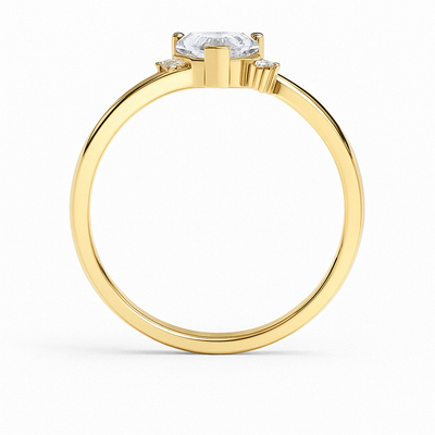 Amora Heart Solitaire Ring