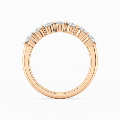 Radiant Seven Diamond Ring