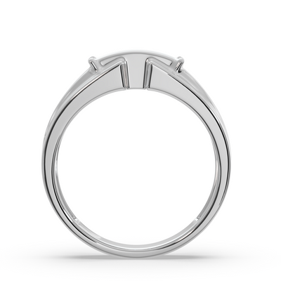 SY Men's Ring in Platinum, Gentleman's Trinity