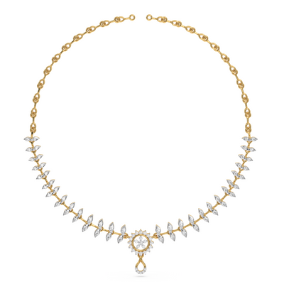 SY Women's Necklace in Gold, Aristocratic Splendor
