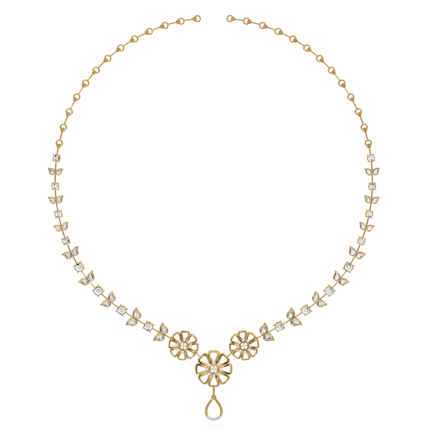 SY Women's Necklace in Gold, Royal Radiance