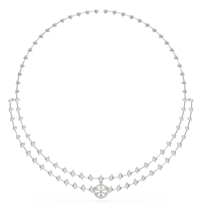 SY Women's Necklace in Platinum, Timeless Tranquillity