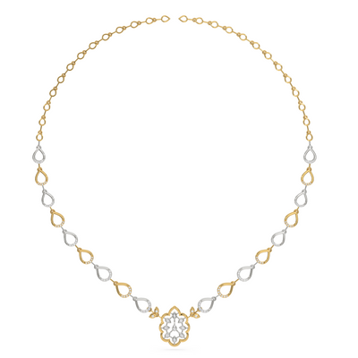 SY Women's Necklace in Gold, Majestic Brilliance