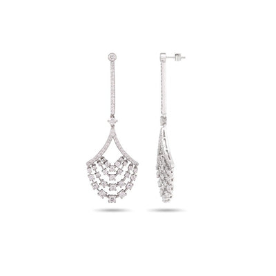 Enchanting Chandelier Diamond Earrings