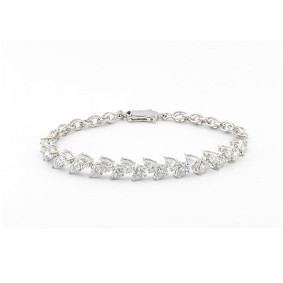 Eternity Pear Diamond Bracelet