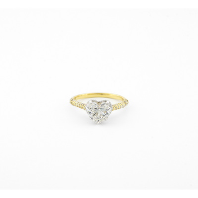 Aimer Heart Solitaire Ring