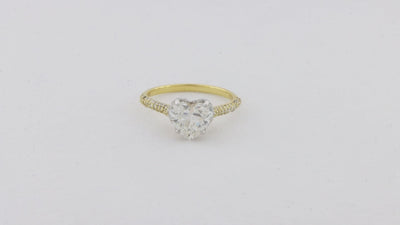 Aimer Heart Solitaire Ring